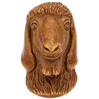 AKB Meerschaum Carved Goat (A. Cevik) (with Case)