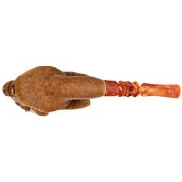 AKB Meerschaum Carved Goat (A. Cevik) (with Case)