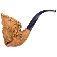 AKB Meerschaum Carved Pirate with Hat & Eyepatch (A. Cevik) (with Case)