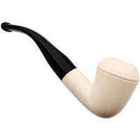 AKB Meerschaum Spot Carved Bent Dublin (with Case)