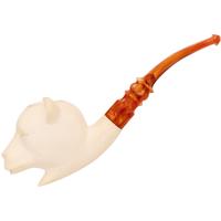 AKB Meerschaum Carved Bear (A. Cevik) (with Case)