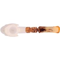 AKB Meerschaum Carved Man with Hat (with Case)