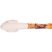 AKB Meerschaum Carved Man with Hat (with Case)