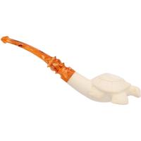 AKB Meerschaum Carved Sea Turtle