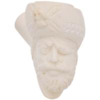 AKB Meerschaum Carved Pirate with Eyepatch & Cap