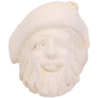 AKB Meerschaum Carved Laughing Pirate with Eyepatch & Cap