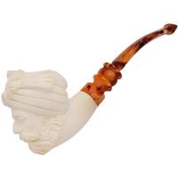 AKB Meerschaum Carved Bearded Man with Cap