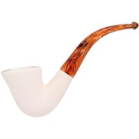 AKB Meerschaum Smooth Bent Dublin (with Case)