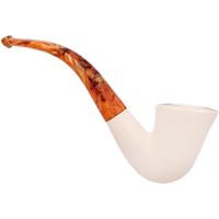 AKB Meerschaum Smooth Bent Dublin (with Case)