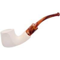 AKB Meerschaum Spot Carved Freehand (with Case)