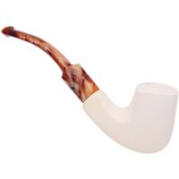 AKB Meerschaum Spot Carved Freehand (with Case)