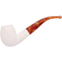 AKB Meerschaum Smooth Bent Egg (with Case)