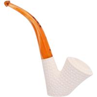 AKB Meerschaum Lattice Bent Dublin Sitter (with Case)