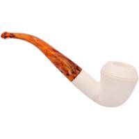AKB Meerschaum Spot Carved Rhodesian (with Case)