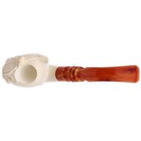 AKB Meerschaum Carved Bearded Man with Cap (with Case)