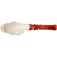 AKB Meerschaum Carved Bearded Man with Cap (with Case)