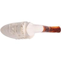 AKB Meerschaum Carved Laughing Pirate with Eyepatch & Cap (with Case)