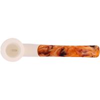AKB Meerschaum Smooth Bent Billiard (with Case)
