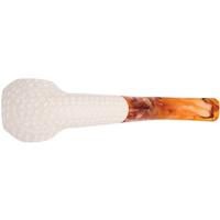 AKB Meerschaum Lattice Paneled Bent Brandy (with Case)