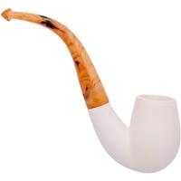AKB Meerschaum Smooth Bent Egg (with Case)