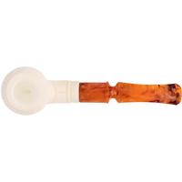 AKB Meerschaum Carved Bent Brandy (with Case)