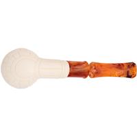 AKB Meerschaum Carved Bent Brandy (with Case)