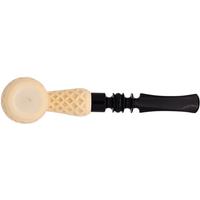 AKB Meerschaum Carved Floral Acorn (with Case)