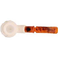 AKB Meerschaum Carved US Air Force Bent Apple (Yusuf) (with Case)