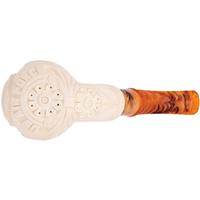AKB Meerschaum Carved US Air Force Bent Apple (Yusuf) (with Case)