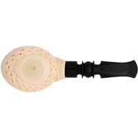 AKB Meerschaum Carved Floral Freehand (Mcinar) (with Case)