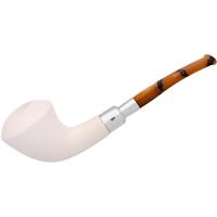 AKB Meerschaum Smooth Dublin with Silver (with Case)