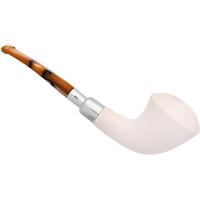 AKB Meerschaum Smooth Dublin with Silver (with Case)