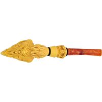 AKB Meerschaum Carved Dragon Claw Holding Carved Egg (Alpaslan) (with Case)