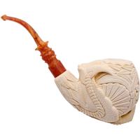 AKB Meerschaum Carved Dragon Claw Holding Carved Egg (I. Baglan) (with Case)