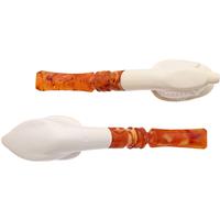 AKB Meerschaum Sherlock Holmes and Watson Carved Two Pipe Set (with Case)
