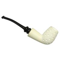 AKB Meerschaum Lattice Bent Egg (Tekin) (with Case)