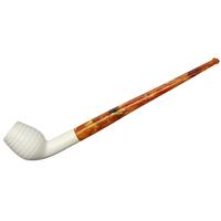 AKB Meerschaum Smooth Belge Churchwarden (Muhsin) (with Case)