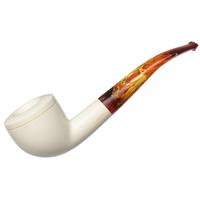 AKB Meerschaum Smooth Bent Dublin (Tekin) (with Case)