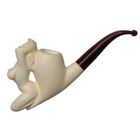 AKB Meerschaum Carved Nude Woman (Cevher) (with Case)