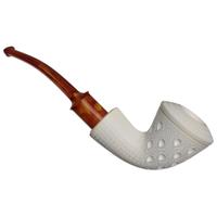 AKB Meerschaum Lattice Bent Dublin (Tekin) (with Case)