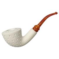AKB Meerschaum Lattice Bent Dublin (Tekin) (with Case)