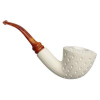 AKB Meerschaum Lattice Bent Dublin (Tekin) (with Case)