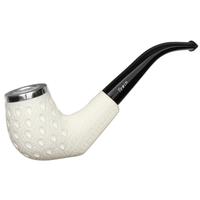 AKB Meerschaum Lattice Bent Billiard with Silver (Tekin) (with Case)
