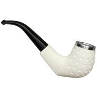 AKB Meerschaum Lattice Bent Billiard with Silver (Tekin) (with Case)