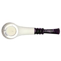 AKB Meerschaum Lattice Horn with Silver (Tekin) (with Case)