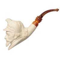 AKB Meerschaum Carved French Soldier (S. Cosgun) (with Case)