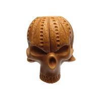 AKB Meerschaum Carved Skull (Ali) (with Case)