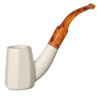 AKB Meerschaum Smooth Paneled Cherrywood (Ali) (with Case)