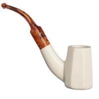 AKB Meerschaum Smooth Paneled Cherrywood (Ali) (with Case)