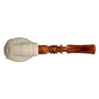 AKB Meerschaum Carved Eagle Bent Apple (I. Baglan) (with Case)